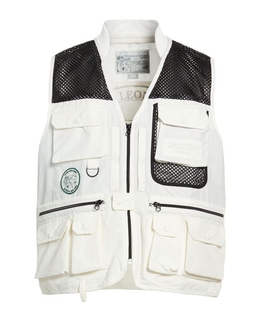 Woolrich Natural Vest Cotton, Polyamide, Polyester for men