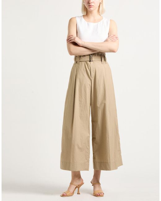 Brunello Cucinelli Natural Pants Cotton, Polyamide