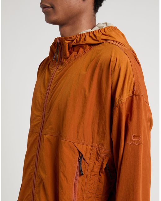 Woolrich Orange Overcoat & Trench Coat for men