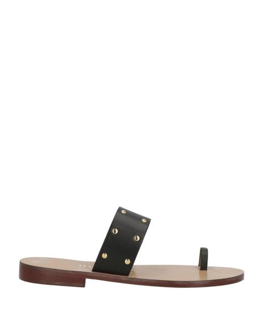 MARIA LUCA White Thong Sandal