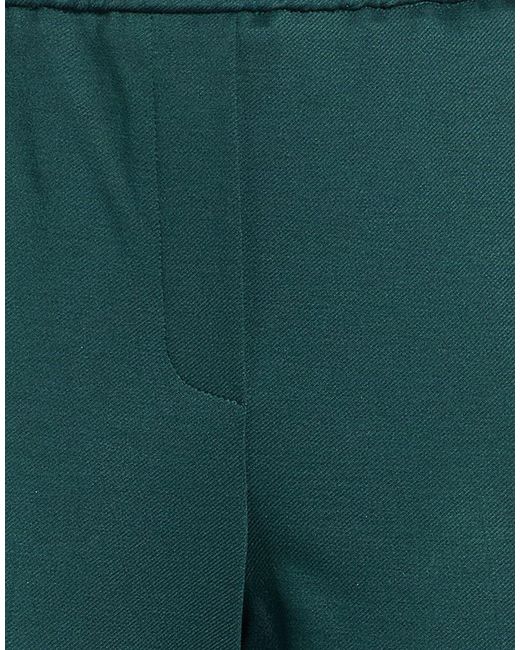 MEIMEIJ Green Dark Pants Viscose, Polyamide, Elastane, Acetate