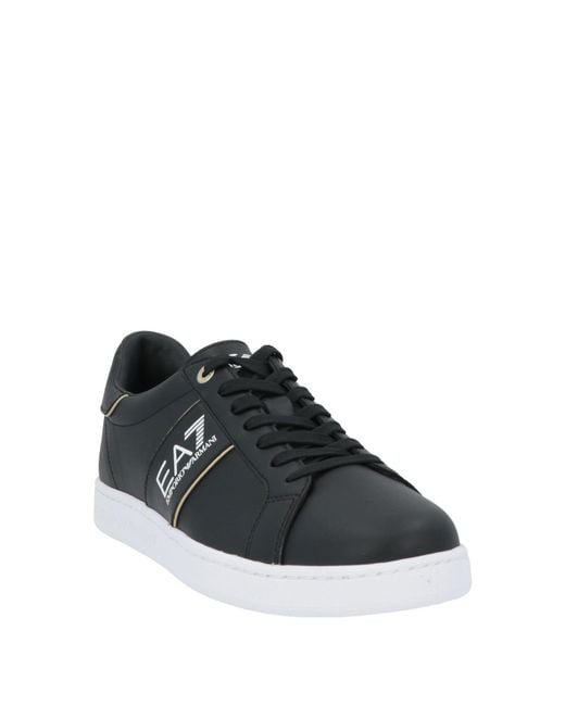 EA7 Black Trainers for men
