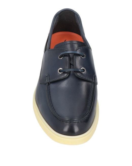 Santoni Blue Loafer for men