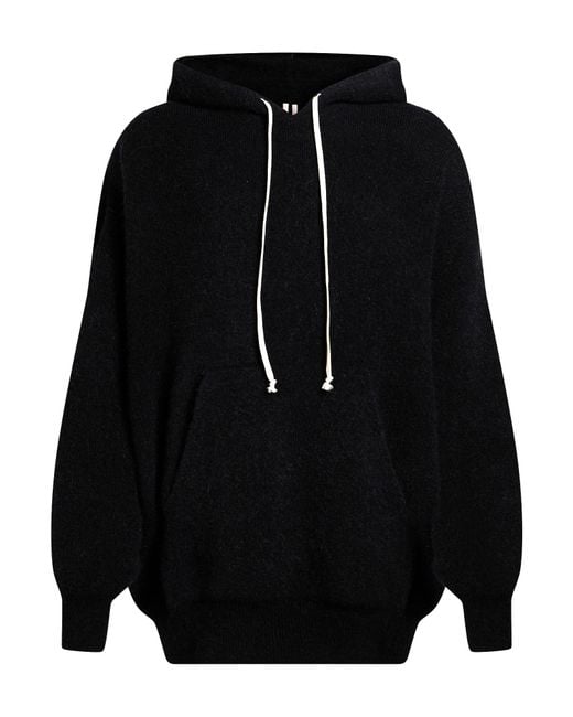 Rick Owens Black Sweater Alpaca Wool, Polyamide, Wool, Elastane for men