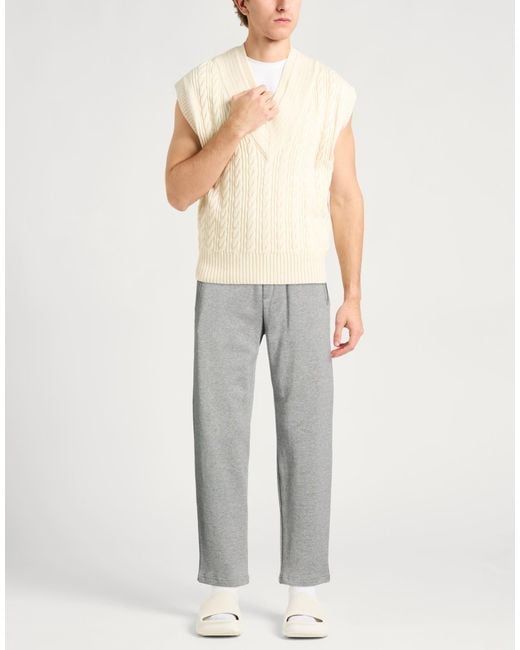 Eleventy Gray Light Pants Cotton, Polyamide for men