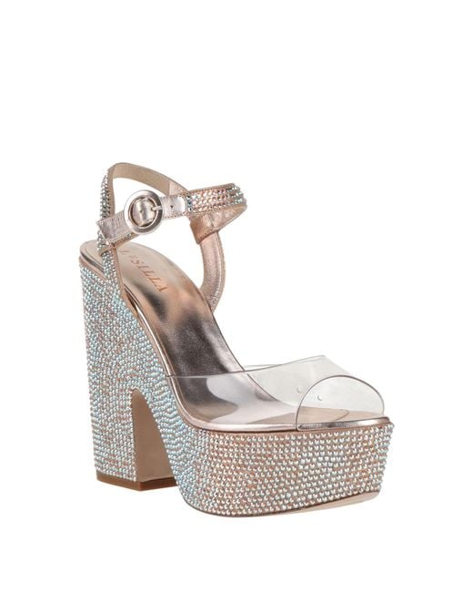 Le Silla White Sandals