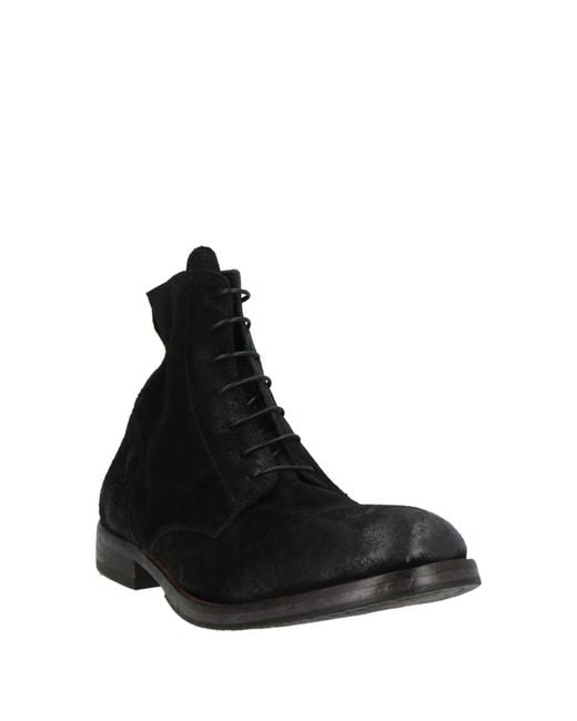 Moma Black Ankle Boots Leather for men