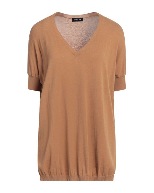 Anneclaire Brown Pullover