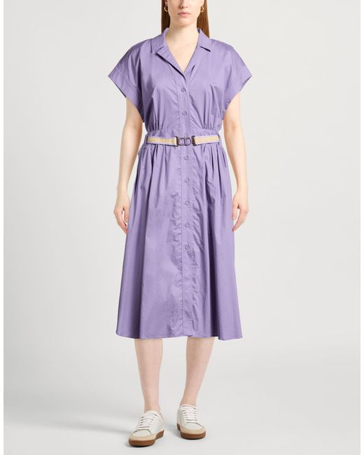 Twinset Purple Midi Dresses