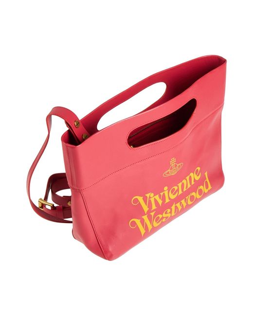 Vivienne Westwood Pink Handbag Cow Leather