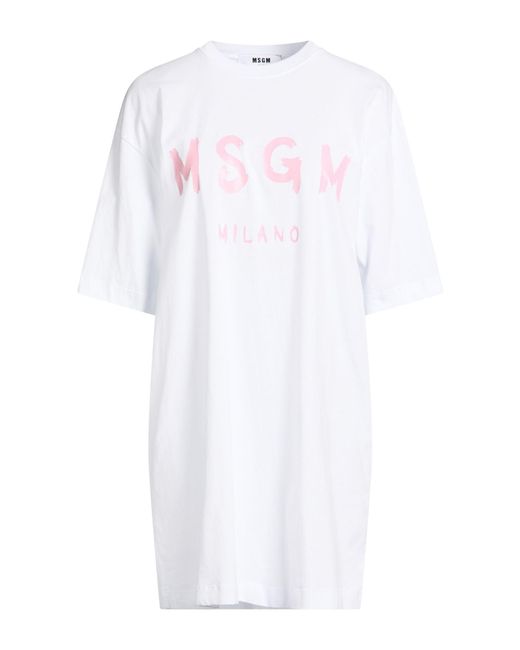 MSGM White Mini-Kleid