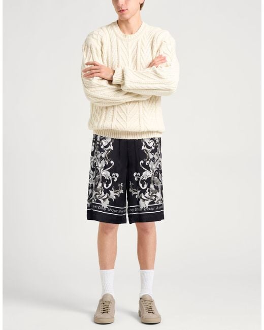 Versace Jeans Couture Black Shorts & Bermuda Shorts Viscose for men
