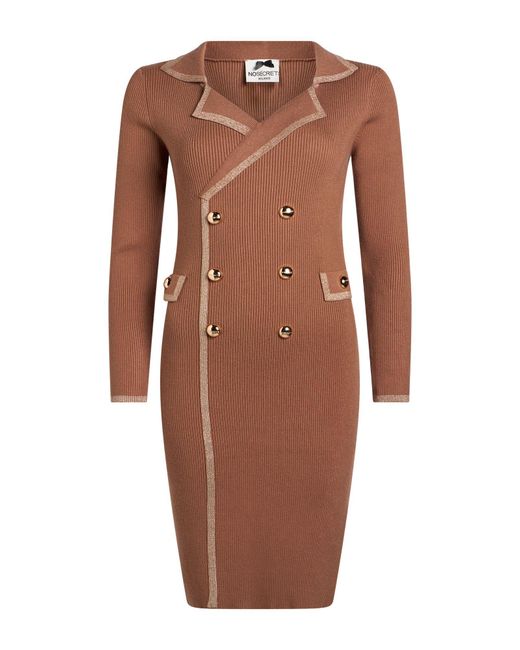 No Secrets Brown Mini Dress