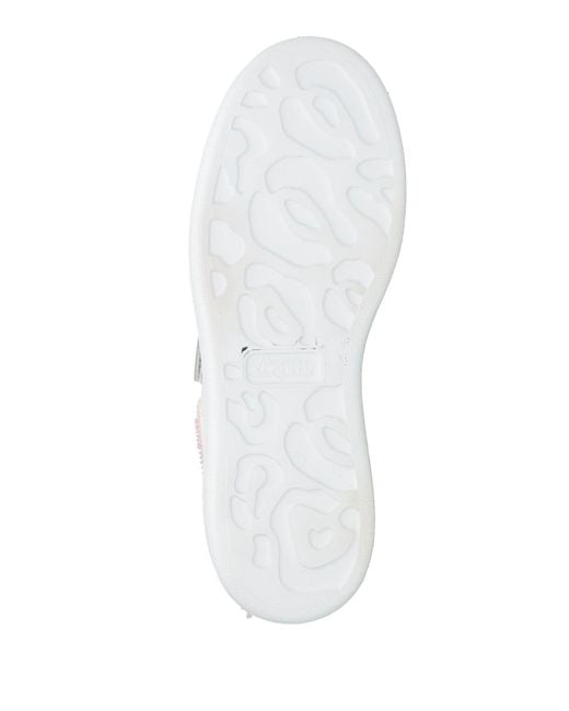 McQueen White Sneakers Leather