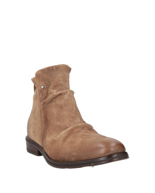 A.s.98 Brown Khaki Ankle Boots Leather for men