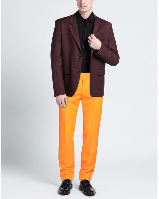 Pantalone di Versace in Orange da Uomo