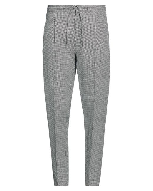 Lardini Gray Pants Linen for men