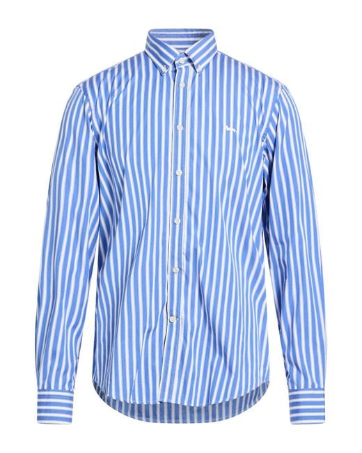 Harmont & Blaine Blue Shirt Cotton for men