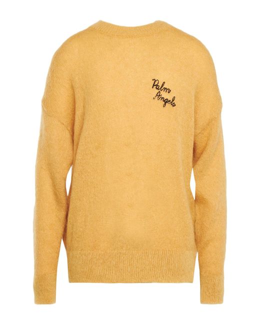 Palm Angels Yellow Jumper for men