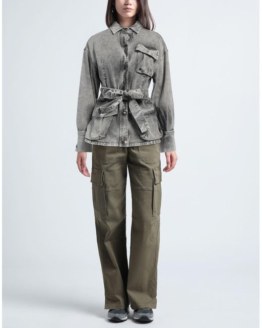 Soallure Gray Denim Outerwear
