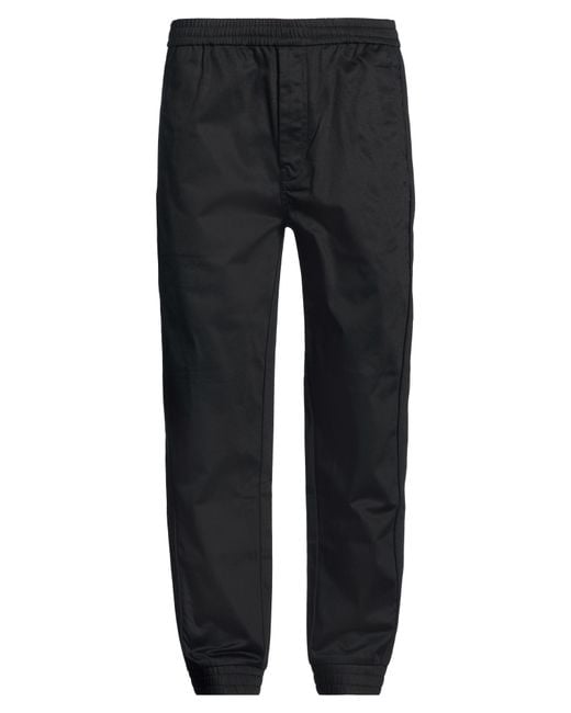 ARMANI EXCHANGE Black Pants Cotton, Elastane for men