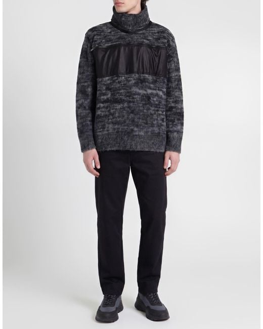 Iceberg Gray Turtleneck Wool, Polyamide for men