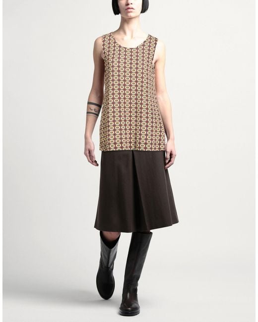 Maliparmi Natural Chocolate Top Viscose, Elastane
