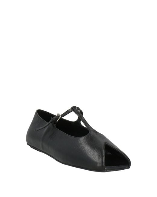 Jeffrey Campbell Black Ballet Flats