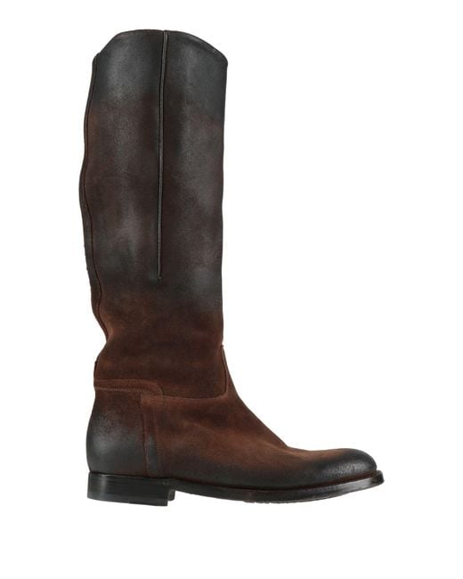 Silvano Sassetti Brown Boot Leather