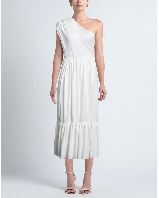 Odi Et Amo White Midi Dress