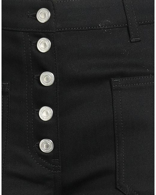 Courreges Black Jeans Cotton, Elastane
