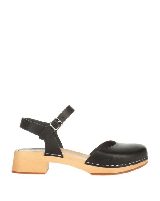 Mules & Zuecos Swedish Hasbeens de color Black