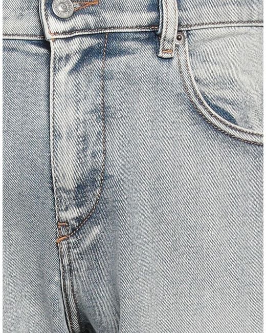 DIESEL Gray Jeans Cotton, Polyester, Elastane