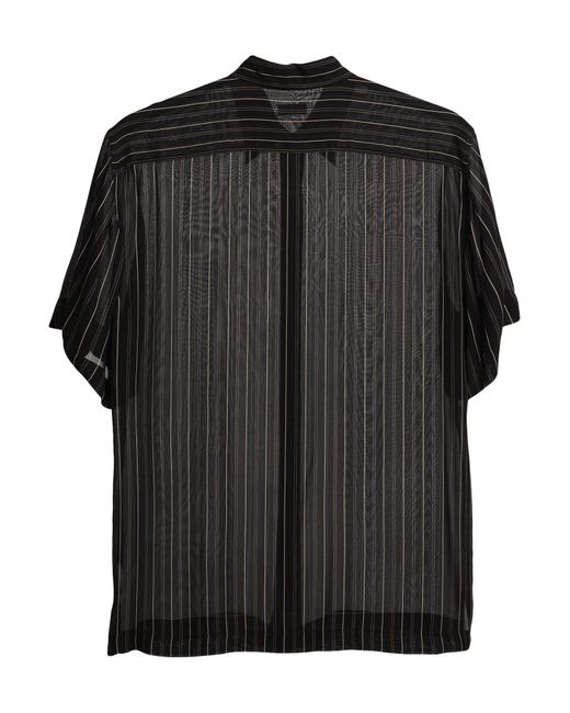 Camicia di Dries Van Noten in Black da Uomo