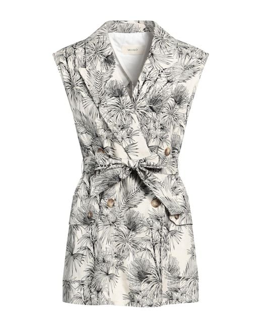 ViCOLO White Ivory Blazer Cotton