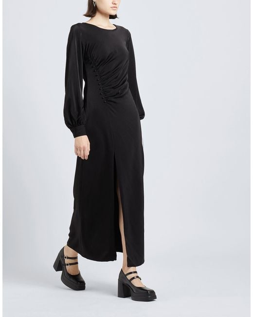 8 by YOOX Black Maxi Dress