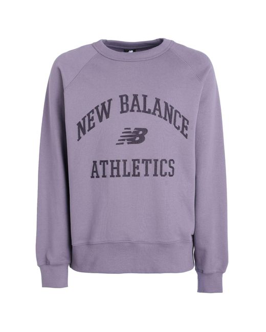 New Balance Purple Sweatshirt for men