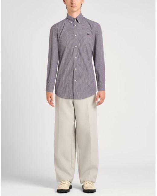 Harmont & Blaine Purple Shirts for men