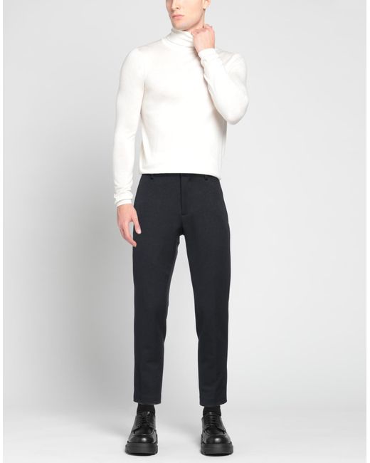 Daniele Alessandrini Blue Daniele Alessandrini Pants Polyester, Elastane for men