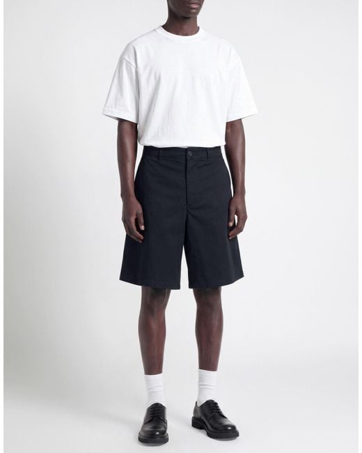 Department 5 Blue Midnight Shorts & Bermuda Shorts Cotton, Elastane for men