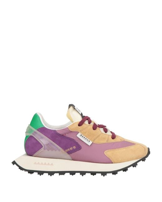 Sneakers RUN OF de color Pink