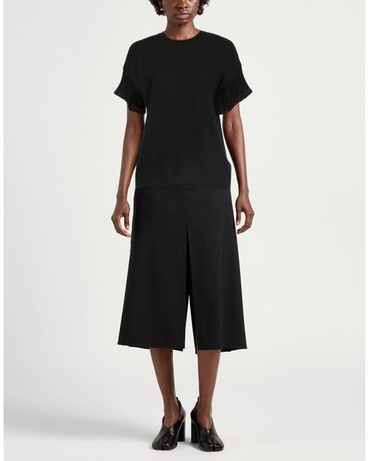 Alpha Studio Black Sweater Cotton