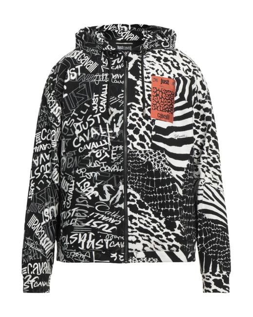 Just Cavalli Sweatshirt in Black für Herren