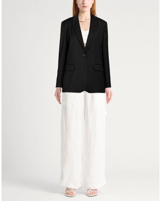 Ottod'Ame Black Blazer Polyester, Virgin Wool, Elastane