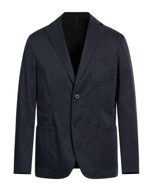 Slowear Blue Midnight Blazer Polyester for men