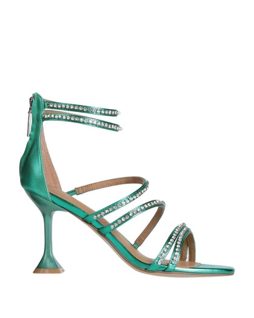 Emanuélle Vee Green Sandale