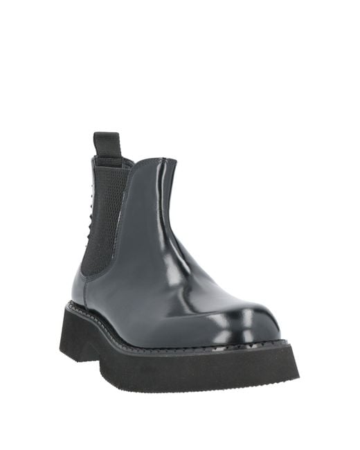 THE ANTIPODE Black Ankle Boots for men