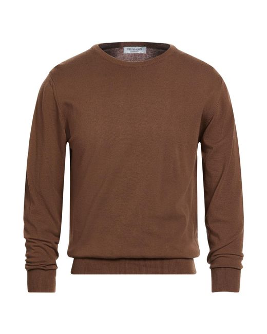 Trussardi Brown Sweaters for men