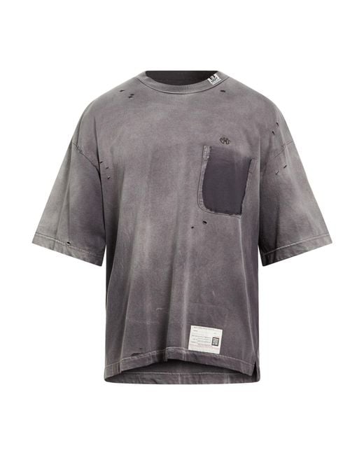 Maison Mihara Yasuhiro Gray T-Shirt for men