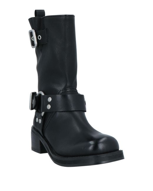 Steve Madden Black Ankle Boots